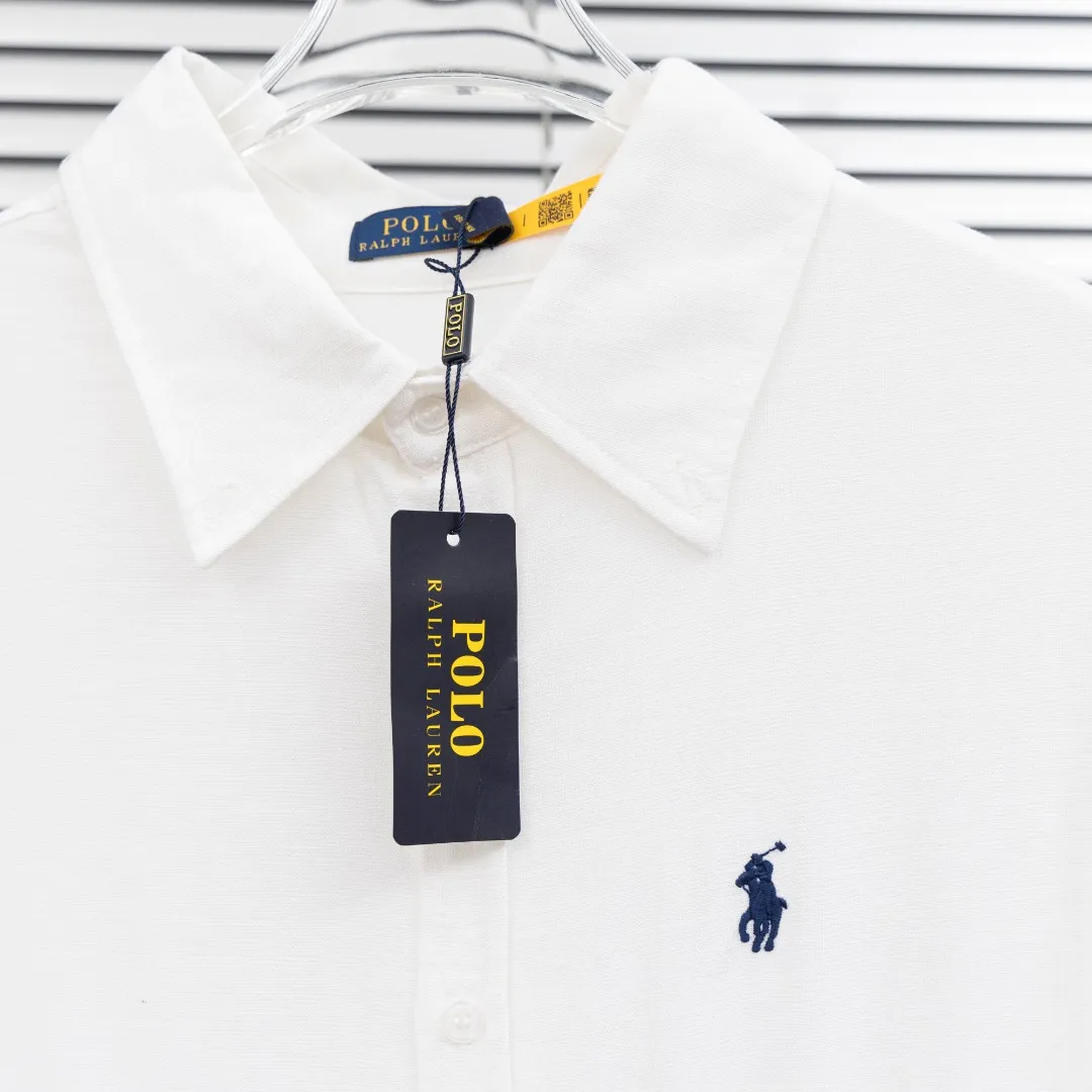P280 top version (different currencies) You can scan the code to enter the official website Style: Ralph Lauren POLO linen old money style embroidered long shirt POLO Color: Picture color Size: S-L Fabric: Linen Accessories: A full set of customized accessories No gender distinction, the same style for men and women